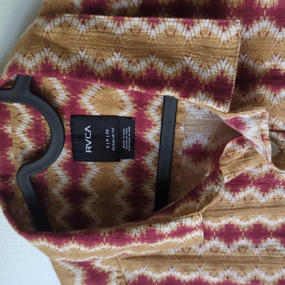 RVCA Short Sleeve Shirt (S) - Picture 7 of 8